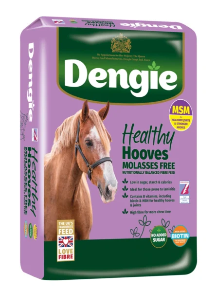 Dengie Healthy Hooves Molasses Free z MSM 20 kg - sieczka dla koni z dodatkiem biotyny