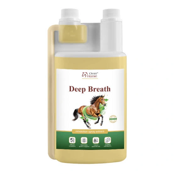 Deep Breath 1l – płyn do inhalacji koni w boksie | Over Horse