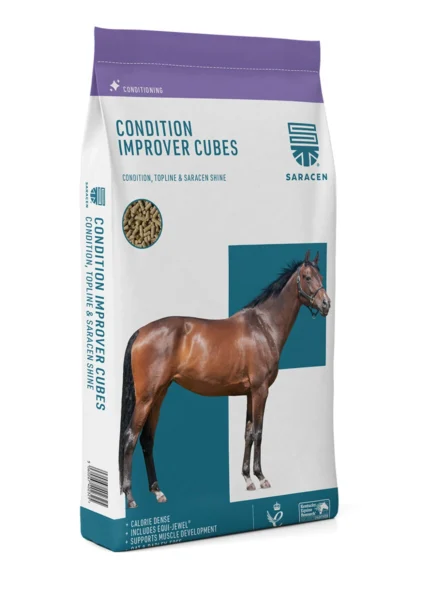 SARACEN Condition-Improver Cubes 20 kg - pasza dla koni sportowych słabo przybierających na masie