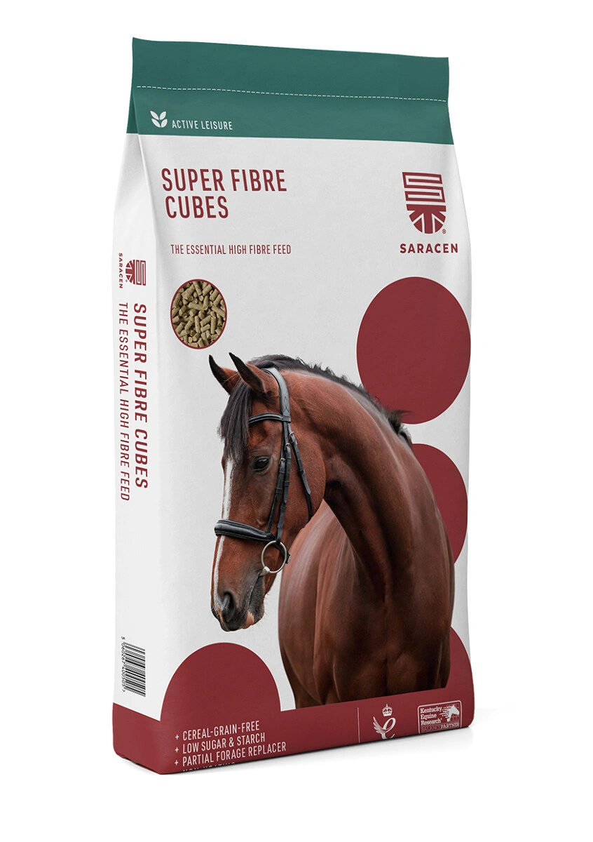 SARACEN Super Fibre Cubes 20 kg - niskoskrobiowa pasza dla koni